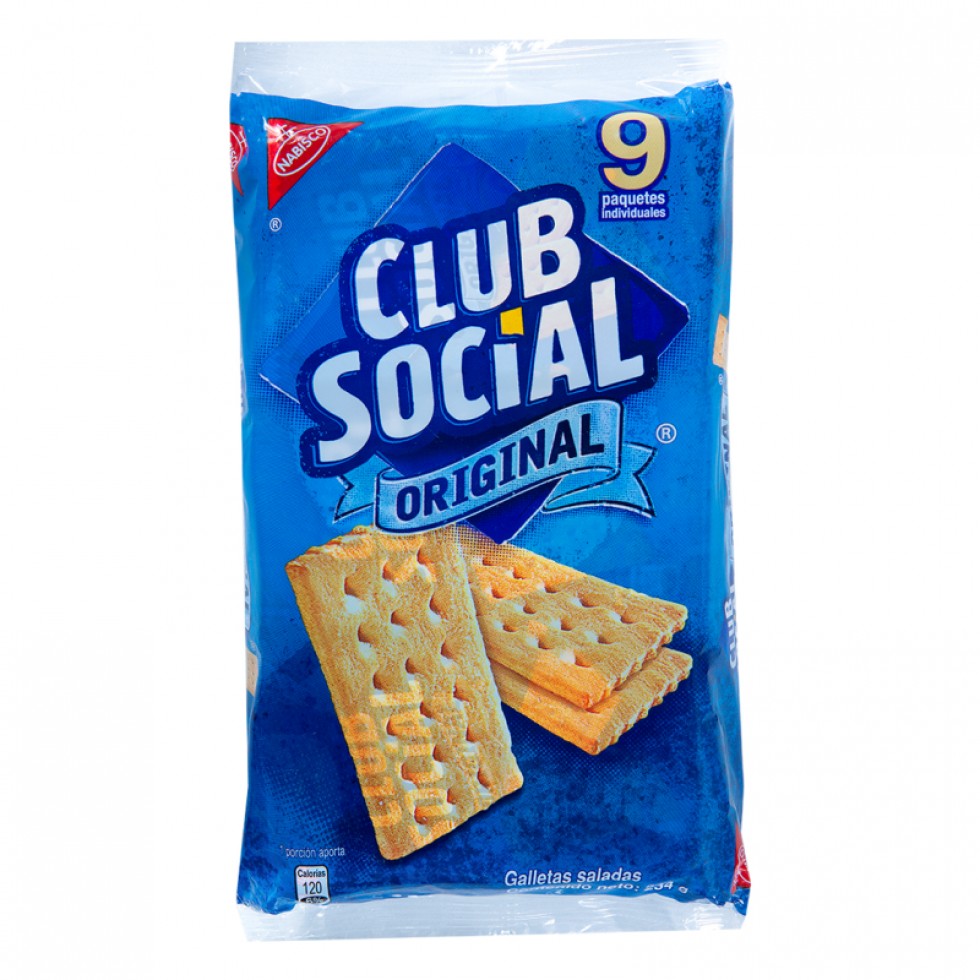 Club Social 234g (9 Pack)